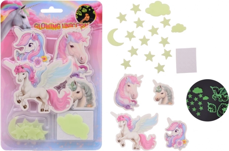 Svetleče Nalepke Samorogi na Steni