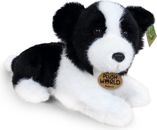 Plišasti pes border collie, 22 cm, okolju prijazen, Plush World