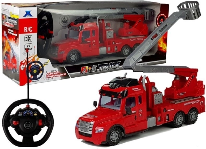 Gasilska daljinsko upravljana mobilna lestev