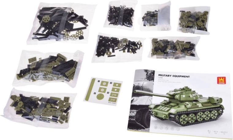 604 pieces and clear instructions
