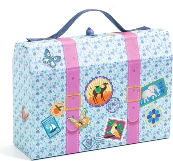 Lahek kovček s čvrstim ročajem