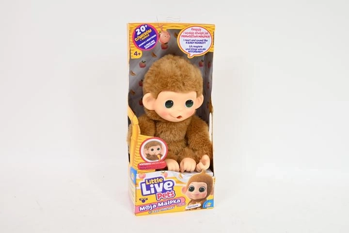 Little Live Pets My Baby Monkey Minis interaktivna opička Pepi Peach