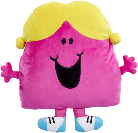 Plišasta blazinica LITTLE MISS CHATTERBOX – velika mehka prijateljica