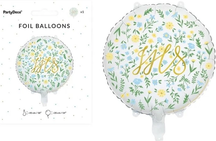 Folijski balon IHS 45 cm mix
