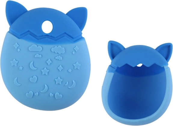 Silikonski ovitek za Tamagotchi v obliki modre mačke