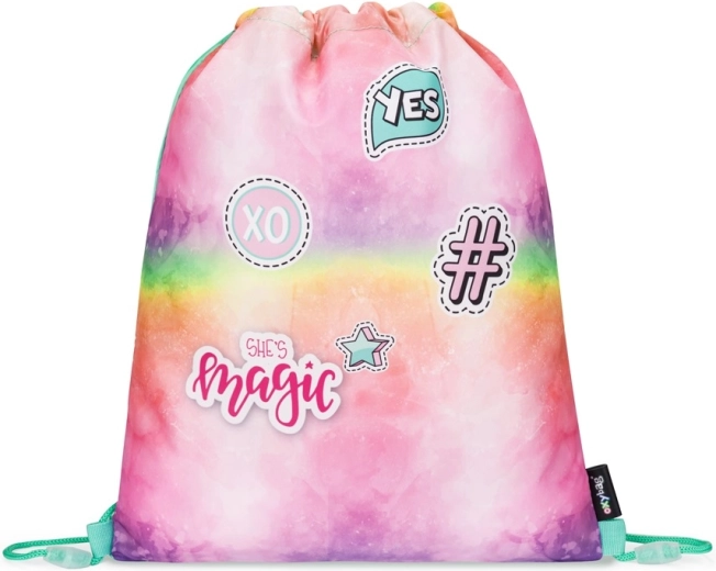 Kompleten set: vrečka in enoslojna peresnica