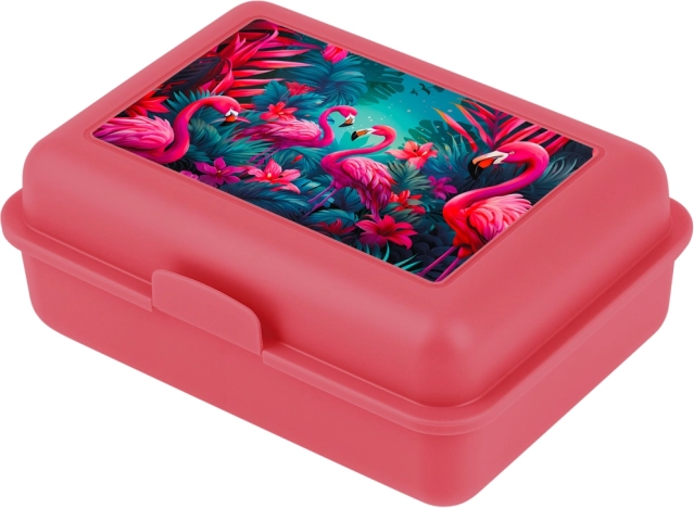 Škatla za malico s flamingi