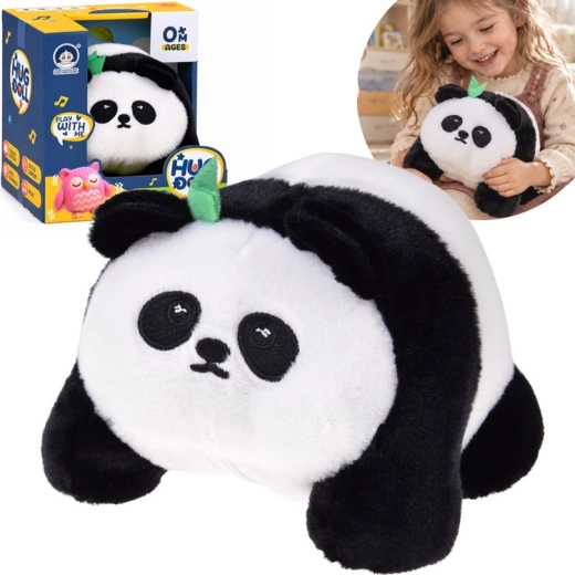 Interaktivna plišasta panda Hop Hop s snemanjem, vibriranjem in 30 melodijami