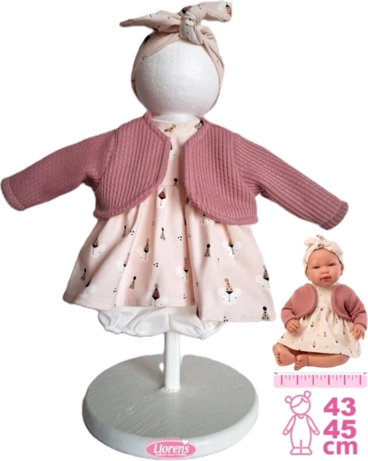 Obleka za dojenčka lutko New Born Llorens 43–45 cm