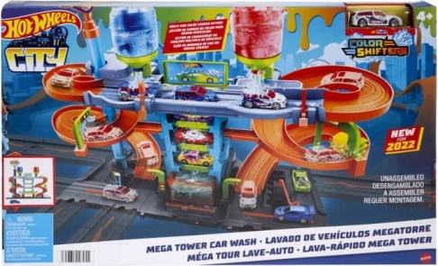 Hot Wheels City Mega Pralnica za Avtomobile