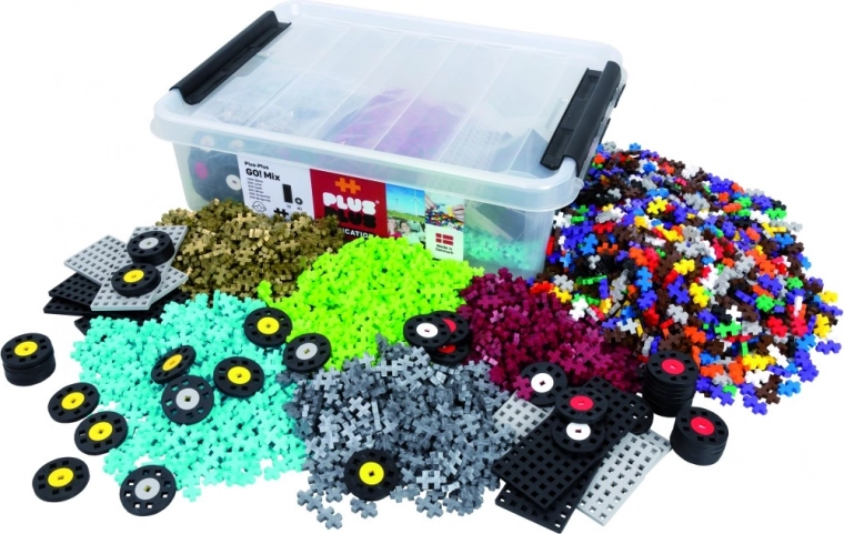 Plus-Plus Box Go! komplet gradbenih kock 2600 kosov
