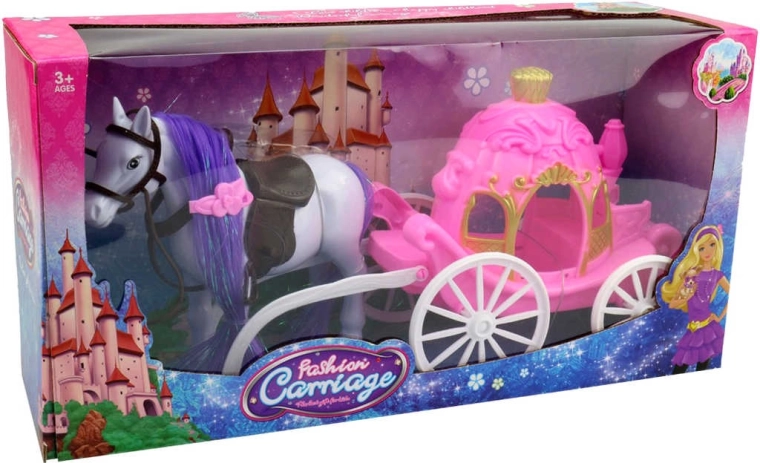 Fairytale carriage on wheels