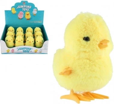 Poskočna plastična piščanka na navijanje