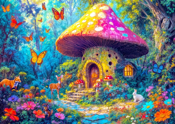 Enjoy sestavljanka Gobova hišica 1000 kosov