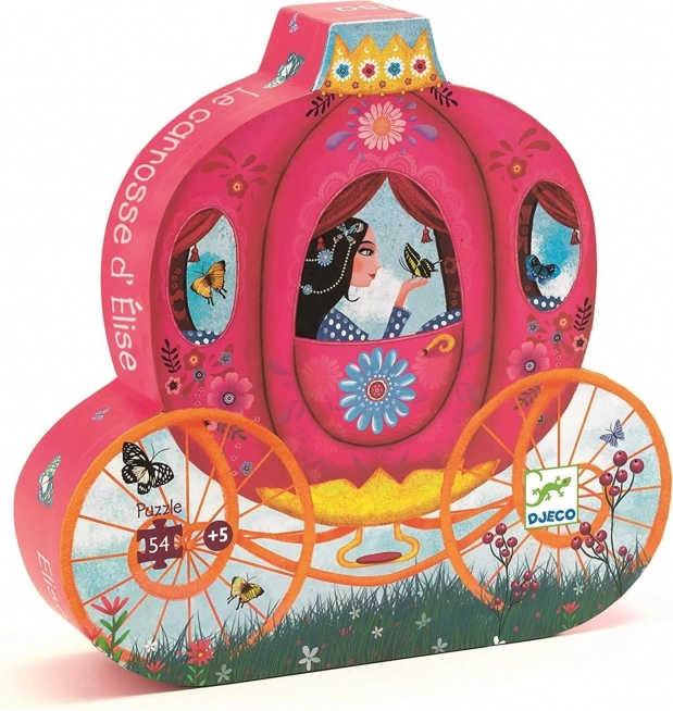 DJECO sestavljanka Elisa v kočiji 54 kosov