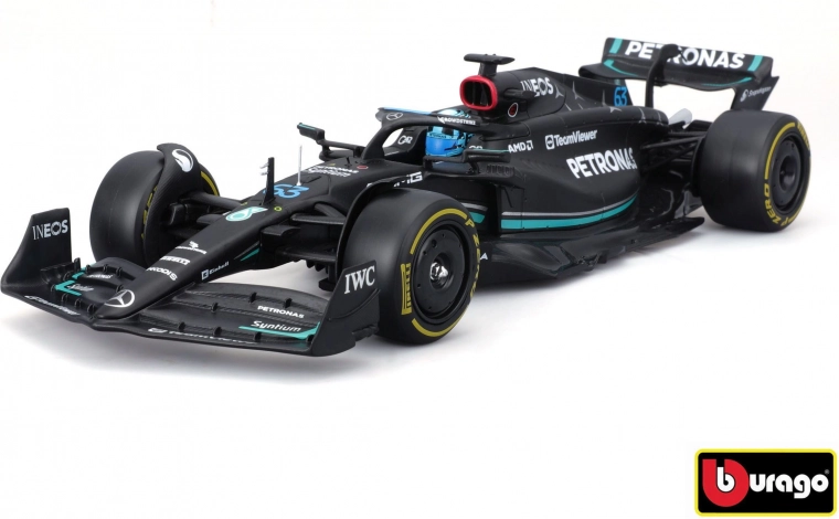 Kovinski model MERCEDES‑AMG PETRONAS F1 W14 #63 George Russell 1:24