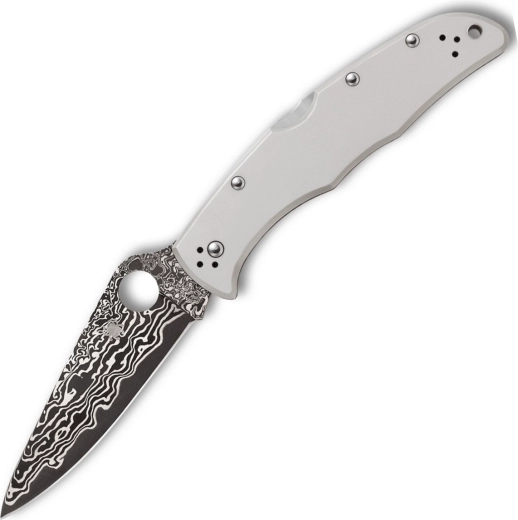 Spyderco Endura 4 titanium pocket knife with Damascus blade 9.7 cm