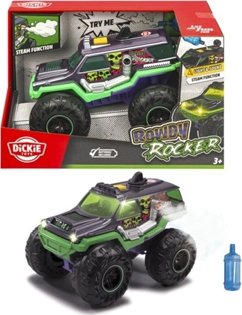 Dickie Asphalt Heroes Rowdy Rocker off-road vehicle with light, sound and steam effects