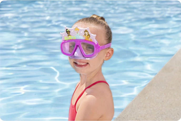 Široko vidno polje in jasen pogled pod vodo