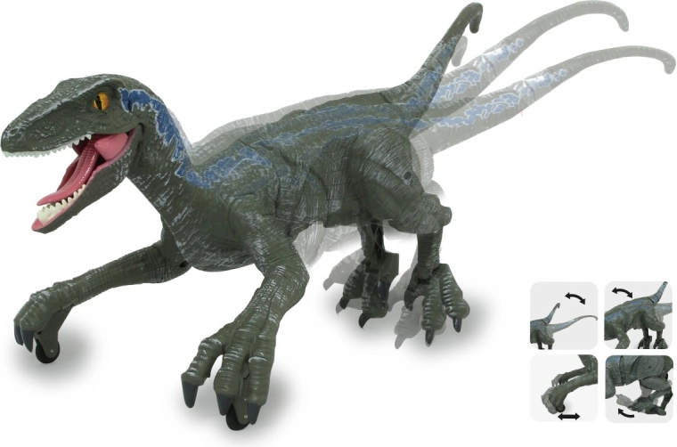 Realistično gibanje velociraptorja