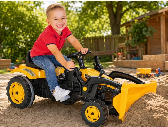 Front loader for action-packed play