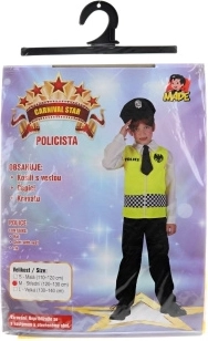 Otroški pustni kostum policist 120–130 cm