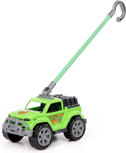 Enostavno vodenje zahvaljujoč dolgemu odstranljivemu ročaju