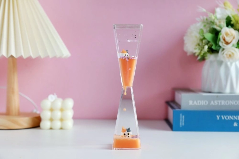 Ljubek 3D motiv oranžnega mucka