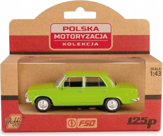 Model avtomobila PRL Fiat 125p zelen