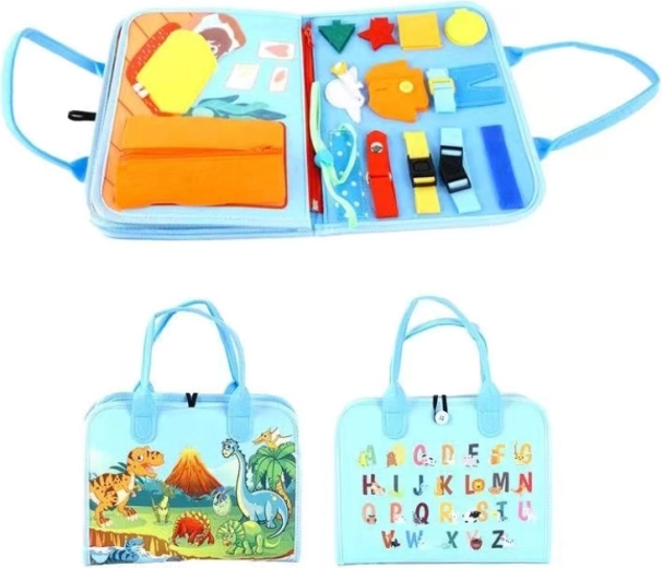 Soft book with a dinosaur theme