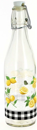 Steklenica s patentnim zapiranjem 540 ml limona