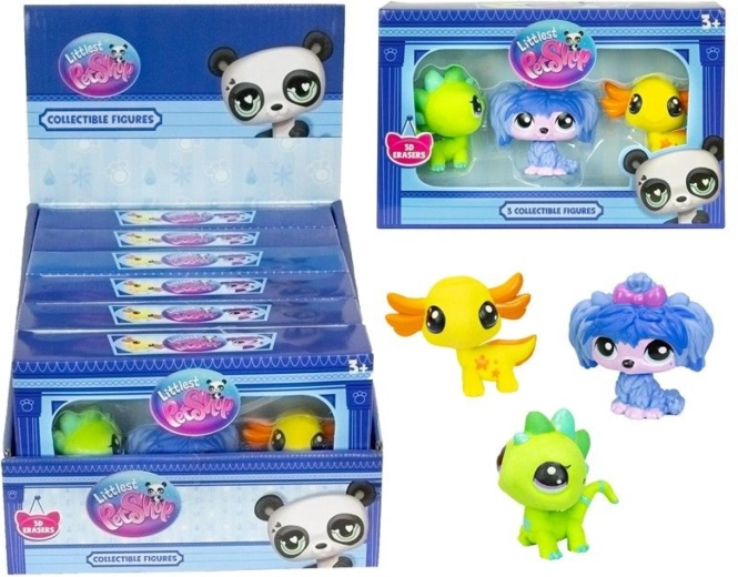 Radirkaste figurice LITTLEST PET SHOP – komplet 3 kosov