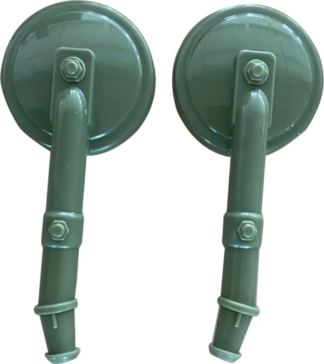 Exterior rear-view mirrors for the Jeep Willys electric vehicle, left and right