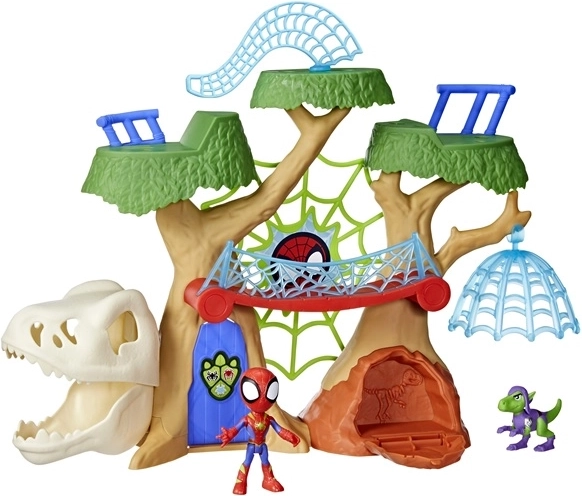 Igra s figuricama Spider-Mana in dinozavra