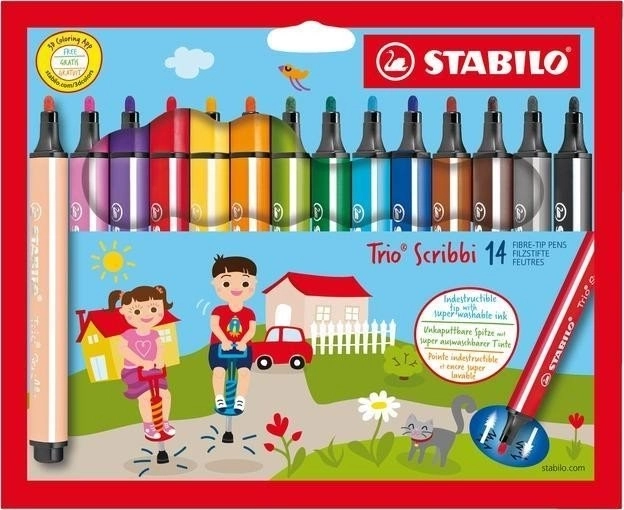 STABILO Trio Scribbi komplet flomastrov za otroke