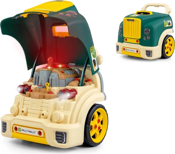 Milly Mally razstavljiv motor N-gine green