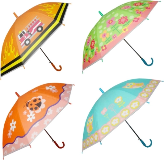 Otroški samodejni dežnik Svede z barvitim motivom