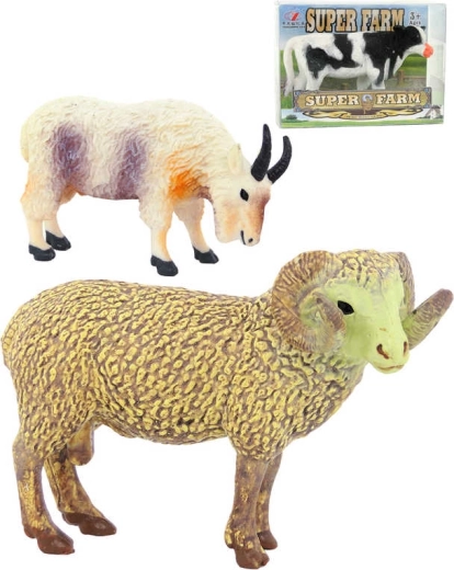 Plastična figurica domače kmečke živali 8 cm – 1 kos