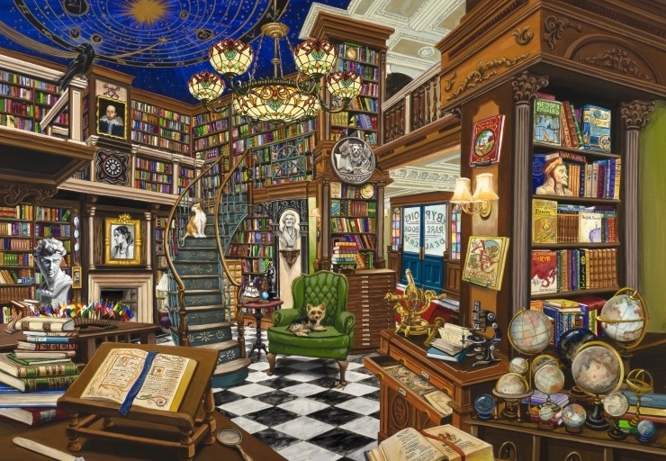 BLUEBIRD puzzle Rare Book Seller 1000 pieces