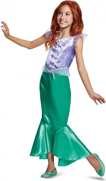 Kostum Princesa Ariel za otroke 4-6 let