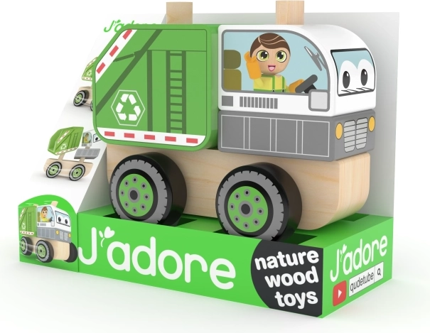 Sestavljiv leseni avto