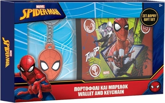 Otroška denarnica z obeskom za ključe Spider-Man