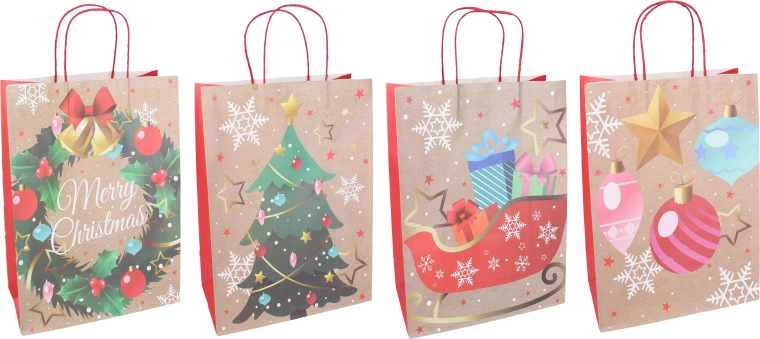 Božična darilna vrečka XS – 1 kos