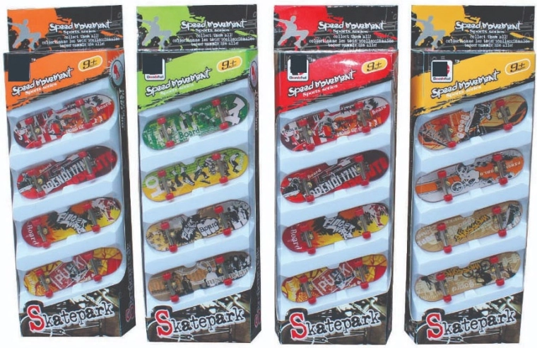 Skatepark multipack fingerboardov 4 kosi