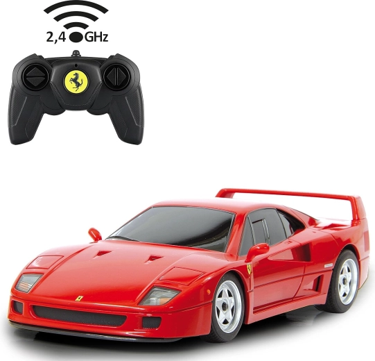 Jamara Ferrari F40 RC avto 1:24 rdeč 2,4 GHz – 1 kos