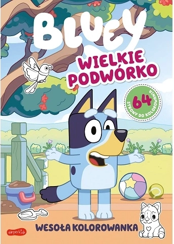 Bluey – velik dvoriščni svet, vesela pobarvanka