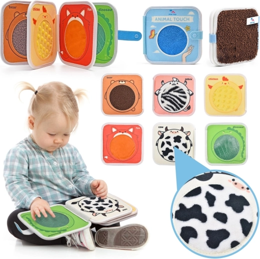 2Kids Toys senzorična knjiga živali - 1 kos