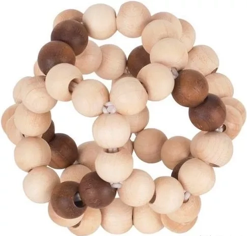 Elastic wooden hand ball Heimess - natural