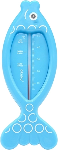 Otroški kopalni termometer Akuku ribica modra
