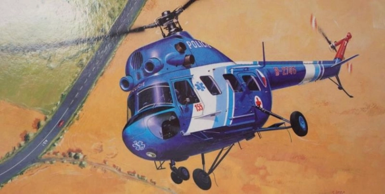 Kliklak Helikopter Mil Mi 2 - Policija